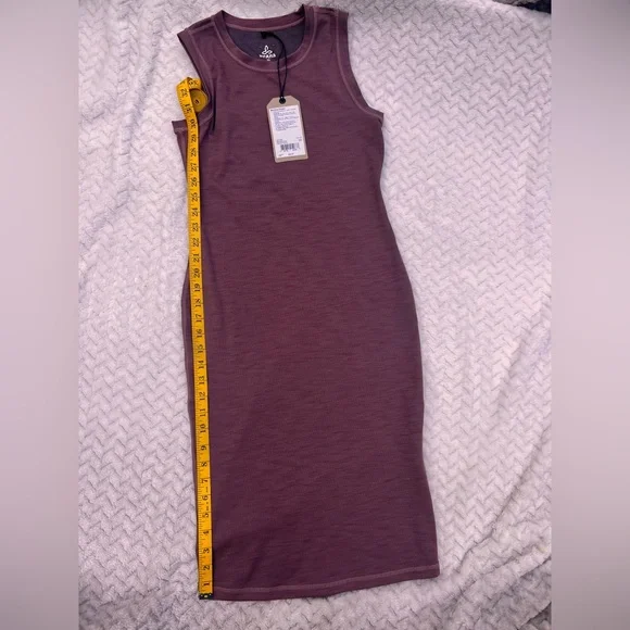 Prana Body Contour Becksa Mauve Dress NWT - Picture 6 of 8